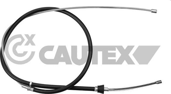Cautex 762585 - Тросик, cтояночный тормоз autosila-amz.com