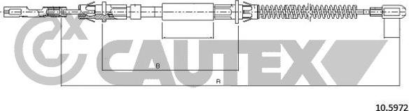 Cautex 762001 - Тросик, cтояночный тормоз autosila-amz.com