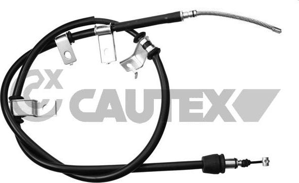 Cautex 708097 - Тросик, cтояночный тормоз autosila-amz.com