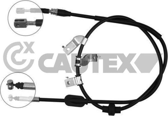 Cautex 708081 - Тросик, cтояночный тормоз autosila-amz.com