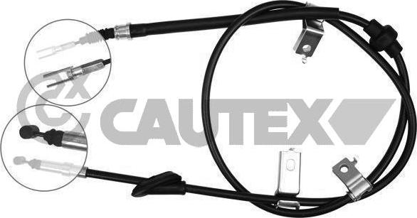 Cautex 708082 - Тросик, cтояночный тормоз autosila-amz.com