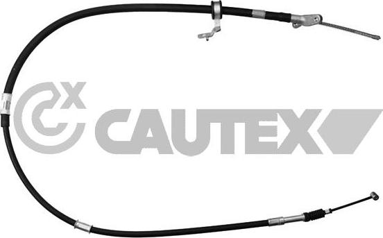 Cautex 708116 - Тросик, cтояночный тормоз autosila-amz.com