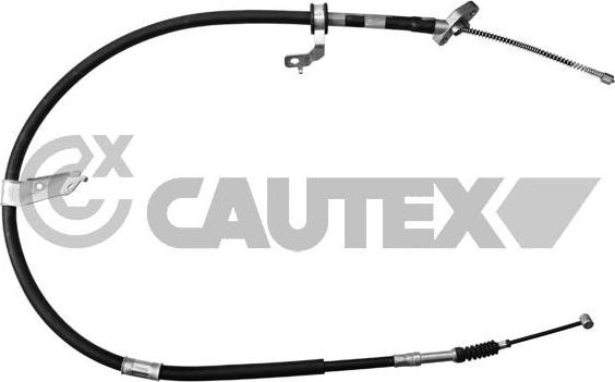 Cautex 708110 - Тросик, cтояночный тормоз autosila-amz.com