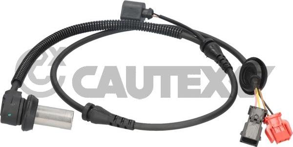Cautex 770038 - Датчик ABS, частота вращения колеса autosila-amz.com