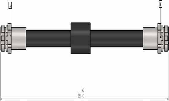 CAVO C900 619A - Тормозной шланг autosila-amz.com