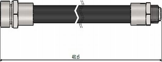 CAVO C900 670A - Тормозной шланг autosila-amz.com