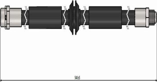 CAVO C900 885A - Тормозной шланг autosila-amz.com