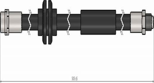 CAVO C900 311A - Тормозной шланг autosila-amz.com