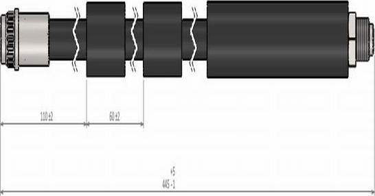 CAVO C900 273A - Тормозной шланг autosila-amz.com