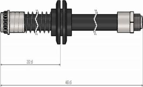 CAVO C800 925A - Тормозной шланг autosila-amz.com