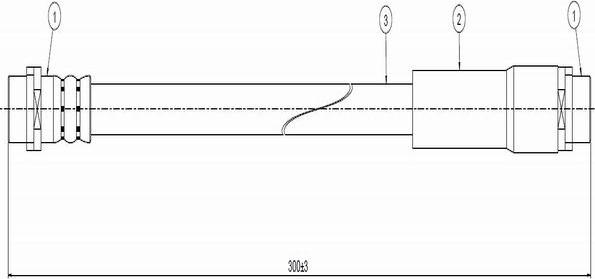 CAVO C800 427B - Тормозной шланг autosila-amz.com