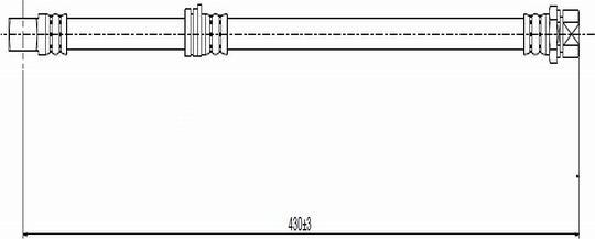 CAVO C800 652A - Тормозной шланг autosila-amz.com