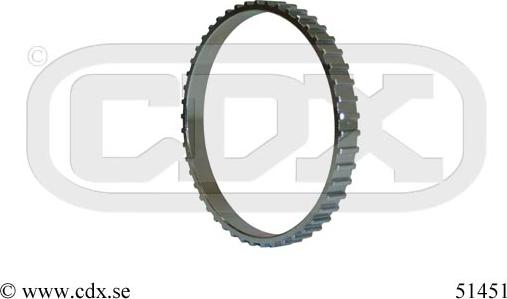 CDX 51451 - Зубчатое кольцо для датчика ABS autosila-amz.com