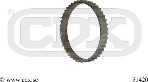 CDX 51420 - Зубчатое кольцо для датчика ABS autosila-amz.com