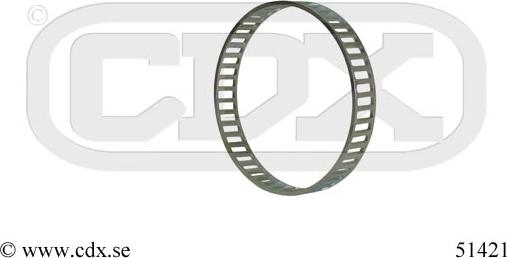 CDX 51421 - Зубчатое кольцо для датчика ABS autosila-amz.com