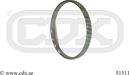 CDX 51511 - Зубчатое кольцо для датчика ABS autosila-amz.com