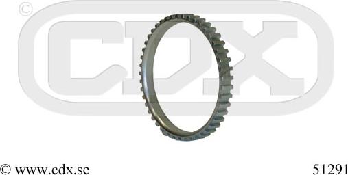 CDX 51291 - Зубчатое кольцо для датчика ABS autosila-amz.com