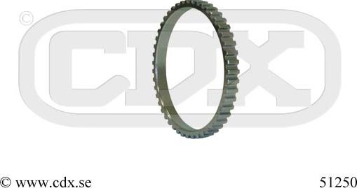 CDX 51250 - Зубчатое кольцо для датчика ABS autosila-amz.com