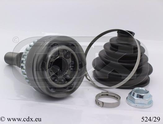 CDX 524/29 - Шарнирный комплект, ШРУС, приводной вал autosila-amz.com