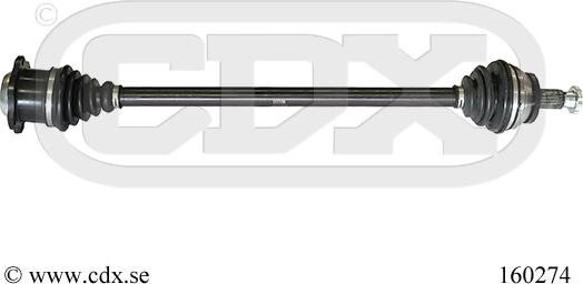 CDX 160274 - Приводной вал autosila-amz.com