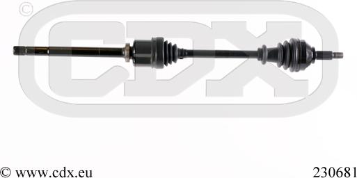 CDX 230681 - Приводной вал autosila-amz.com