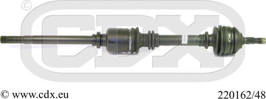 CDX 220162/48 - Приводной вал autosila-amz.com