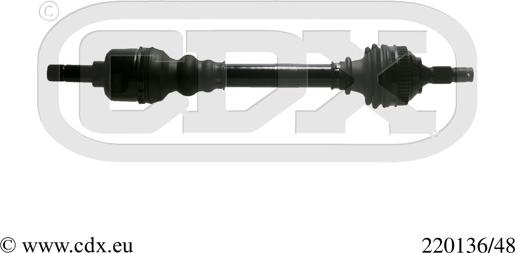 CDX 220136/48 - Приводной вал autosila-amz.com