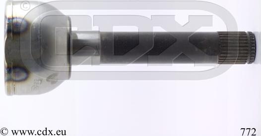 CDX 772 - Шарнирный комплект, ШРУС, приводной вал autosila-amz.com