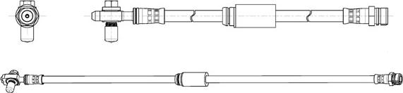 CEF 514557 - Тормозной шланг autosila-amz.com