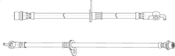 CEF 514699 - Тормозной шланг autosila-amz.com