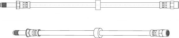 CEF 514619 - Тормозной шланг autosila-amz.com