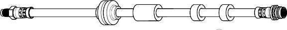 CEF 514617 - Тормозной шланг autosila-amz.com