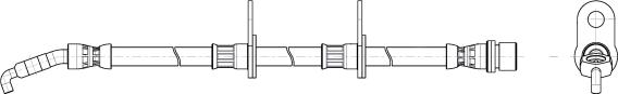 CEF 514882 - Тормозной шланг autosila-amz.com