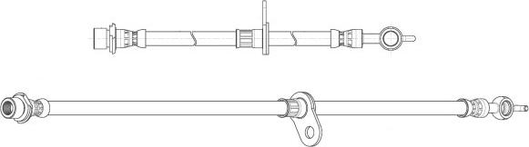 CEF 514756 - Тормозной шланг autosila-amz.com