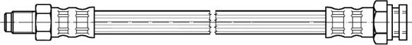 CEF 516971 - Тормозной шланг autosila-amz.com