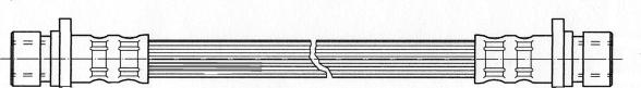 CEF 510902 - Тормозной шланг autosila-amz.com