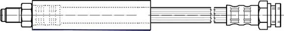 CEF 510418 - Тормозной шланг autosila-amz.com