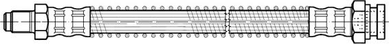 CEF 510571 - Тормозной шланг autosila-amz.com