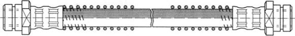 CEF 510153 - Тормозной шланг autosila-amz.com