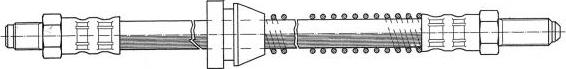 CEF 510898 - Тормозной шланг autosila-amz.com