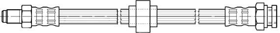 CEF 510325 - Тормозной шланг autosila-amz.com