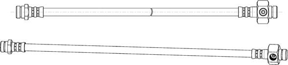 CEF 510746 - Тормозной шланг autosila-amz.com