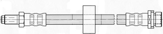 CEF 511995 - Тормозной шланг autosila-amz.com