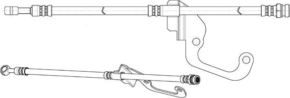 CEF 511955 - Тормозной шланг autosila-amz.com