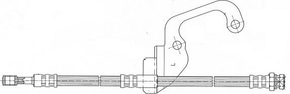 CEF 511956 - Тормозной шланг autosila-amz.com