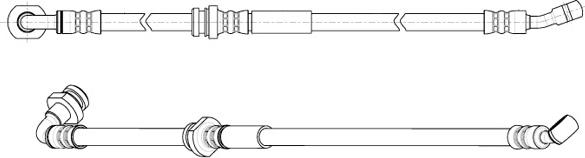 CEF 511964 - Тормозной шланг autosila-amz.com