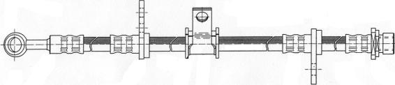 CEF 511449 - Тормозной шланг autosila-amz.com
