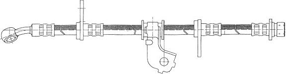 CEF 511452 - Тормозной шланг autosila-amz.com