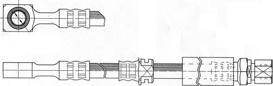 CEF 511563 - Тормозной шланг autosila-amz.com