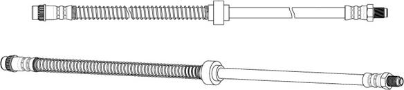 CEF 511583 - Тормозной шланг autosila-amz.com